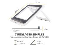 Support ordinateur portable I-spire Fellowes blanc