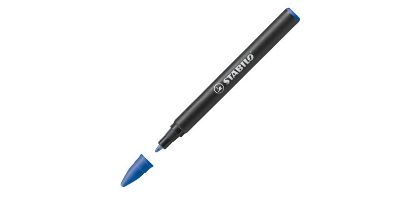 Refill for Stabilo EasyOriginal blue rollerball pen - Box of 3
