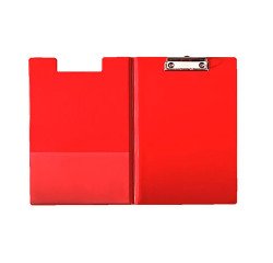 Porte-bloc à pince avec rabat Esselte A4 PP rouge