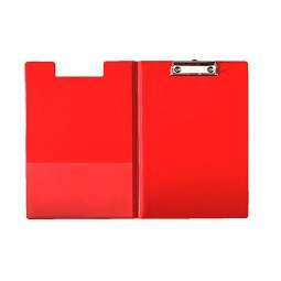 Klembordmap Esselte met kopklem PP A4 rood