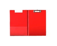 Porte-bloc à pince avec rabat Esselte A4 PP rouge