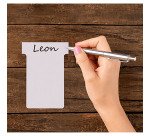 Fiche T indice 2 / 60 mm violet