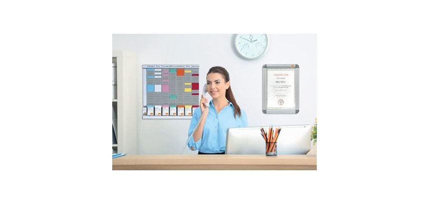 Fiche T indice 2 / 60 mm gris - Lot de 100