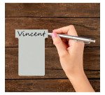 Fiche T indice 2 / 60 mm gris - Lot de 100