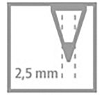 Crayon de couleur bicolore Stabilo Original rouge/bleu