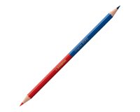 Two-tone Stabilo Original red/blue colored pencil.