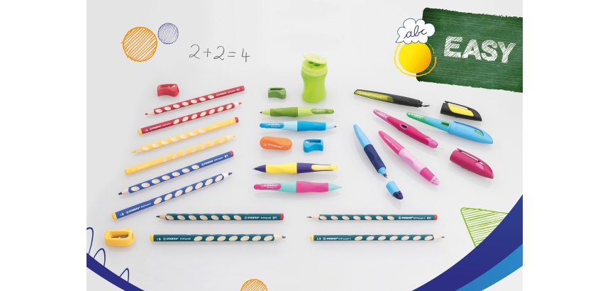 Taille-crayons à réserve 3 usages EasySharpener Stabilo pour gaucher