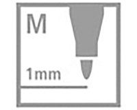 Permanent marker Stabilo OHPen point 1 mm - blue