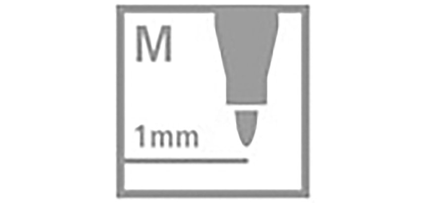 Permanent marker Stabilo OHPen point 1 mm