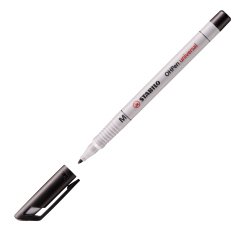 Marqueur permanent Stabilo OHPen pointe 1 mm noir