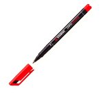 Marqueur permanent Stabilo OHPen pointe 0,7 mm - Pochette de 4 couleurs assorties