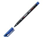 Marqueur permanent Stabilo OHPen pointe 0,7 mm - Pochette de 4 couleurs assorties