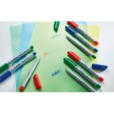 Permanent marker OhPen Stabilo medium point 1mm - Pack of 4