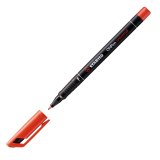 Marqueur permanent Stabilo OHPen pointe 0,7 mm rouge