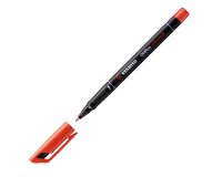 Marqueur permanent Stabilo OHPen pointe 0,7 mm rouge