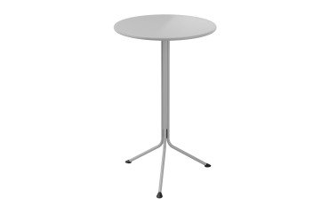 En_tavolo alto tondo tampa grigio