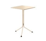 Tavolo alto piano quadro Tampa colore avorio