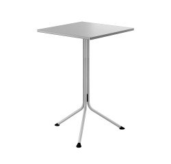 Tavolo alto piano quadro Tampa colore grigio