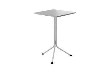 Tavolo alto piano quadro Tampa colore grigio