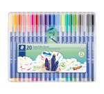 Feutre de coloriage Triplus Color Staedtler couleurs assorties - Pochette de 20