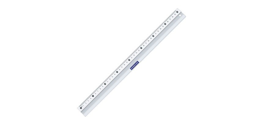 Règle plate aluminium Staedtler 40 cm
