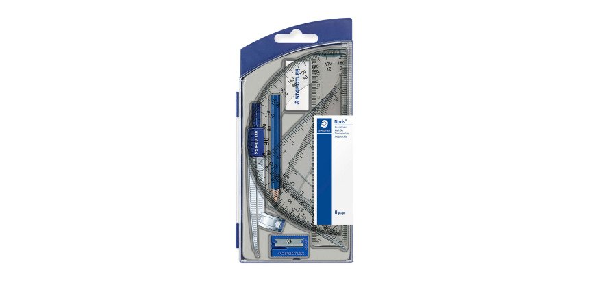 Compas scolaire Noris Staedtler, 8 pièces