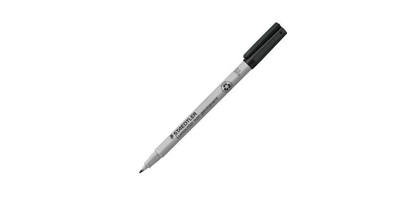 Marqueur non permanent Lumocolor Pen 316 F pointe fine 0,6 mm noir