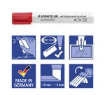 Marqueur effaçable rechargeable Staedtler Lumocolor 351B pointe biseautée 2 à 5 mm couleurs assorties - Pochette de 6