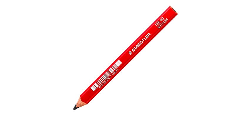 Crayon à papier de charpentier moyen Staedtler