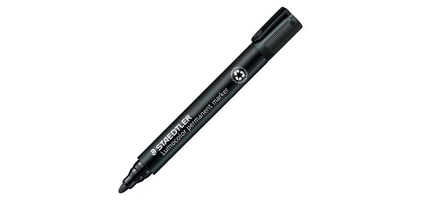 Marqueur permanent rechargeable Staedtler Lumocolor 352 pointe ogive 2 mm noir