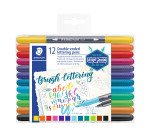 Feutre de coloriage double pointe Design Journey Staedtler couleurs assorties - Pochette de 12