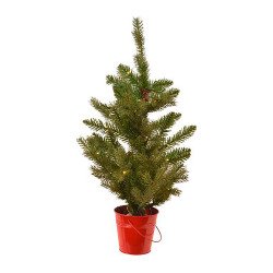 Weihnachtsbaum mini und beleuchtet - Allison - Höhe 45 cm