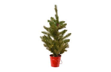 Mini arból de Navidad Allison pre iluminado - Alto 45 cm