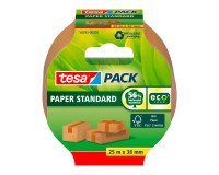 Paper packing tape, sturdy, ecoLogoTesa, 38 mm x 25 m