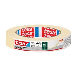 Afplaktape tesa®  Economy 50mx19mm geel