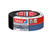 Cinta adhesiva Tesa Duct Tape PRO de tela, 50 mm x 50 m, negro.