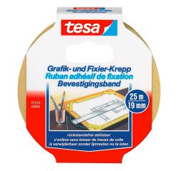 Ruban adhésif de masquage Tesa, 19 mm x 25 m