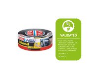Cinta adhesiva de tela extra resistente 215 µ universal extra power 56389 Tesa, 50 mm x 50 m, negro