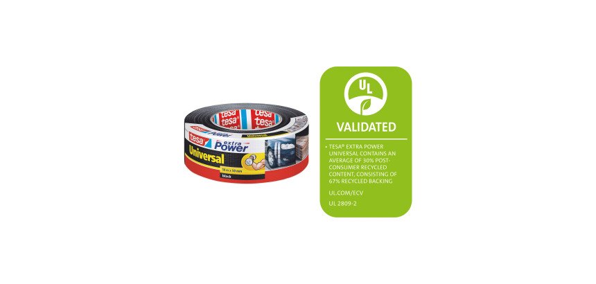 Ruban adhésif toilé extra résistant 215 µ universel extra power 56389 Tesa, 50 mm x 50 m, noir