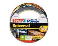 Ruban adhésif toilé extra résistant 215 µ universel extra Power 56348 Tesa, 50 mm x 10 m noir