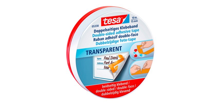 Ruban adhésif double face Tesa - 15 mm x 10 m