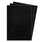 Couverture de reliure Fellowes Delta grain cuir 250 g A4 noir - Boîte de 25