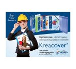 Chemise à 2 rabats personnalisable Kreacover® 24 x 32 cm couleur