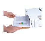 Relieur d'archives Fellowes 10 cm plastique - Boîte de 100