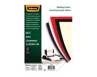 Cubiertas de encuadernar Fellowes Delta Leather Grain Cover, 250 g/m², A4, caja de 100