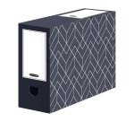Boîte archives carton Fellowes Déco dos de 10 cm - montage manuel