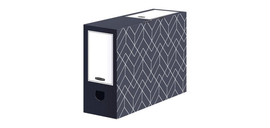 Boîte archives carton Fellowes Déco dos de 10 cm - montage manuel