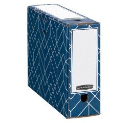Fellowes Deco cardboard archive box with 10 cm spine - manual assembly
