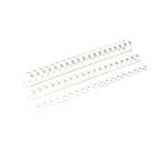 Baguette reliure à anneaux plastique 14 mm Fellowes - Boîte de 100