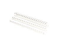 Canutillos de plástico 14 mm Ø Fellowes blanco - caja de 100